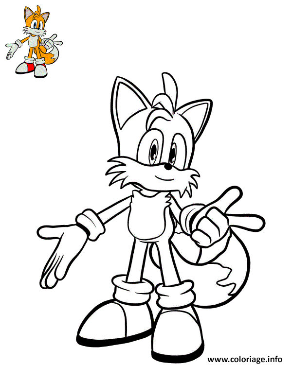 Sonic Coloring Pages Tails Miles Tails Prower Coloring Page Free Porn